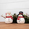 Snowman With Scarf Figurine (Set Of 4) 6"H Resin Image 3