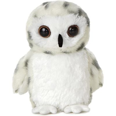 Snowy Owl 8" Mini Flopsie by Aurora Image 1