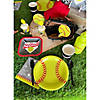 Softball Party Paper Dinner Plates - 8 Pc. Image 1