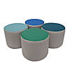 SoftScape 15" Round Accent Ottomans, 4-Piece - Contemporary Image 1