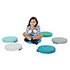 SoftScape 15" Round Floor Cushions- 12pc Contemporary Image 2