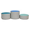 SoftScape 15" Round Ottomans, Contemporary 3-Piece Image 4