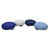 SoftScape Bean Cushions, 4-Piece - Navy/Powder Blue Image 3