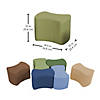 SoftScape Butterfly Seating Set 10" Height, 6-Piece - Earthtone Image 4