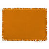 Solid Pumpkin Spice Heavyweight Fringed Placemat (Set Of 6) Image 1
