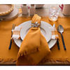 Solid Pumpkin Spice Heavyweight Fringed Placemat (Set Of 6) Image 3