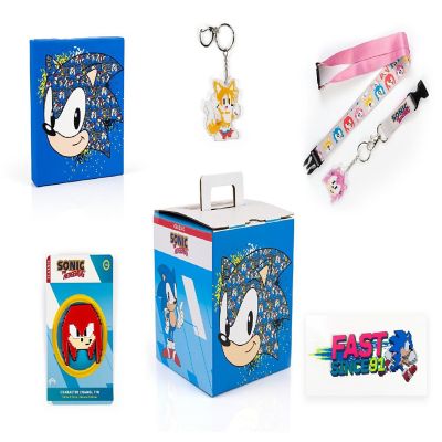 Sonic the Hedgehog Classic 90s Arcade Collector Looksee Box  Includes 5 Collectibles Image 1
