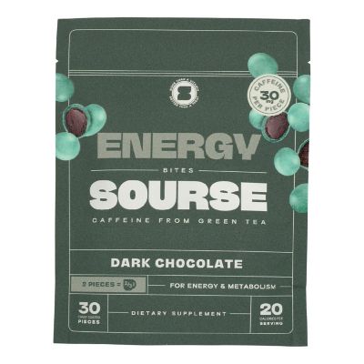 Sourse - Energy Bite Vitamin Infused Chocolate - Case of 6-2.2 OZ Image 1