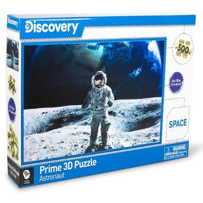 Space Astronaut Super 3D 500 Piece Jigsaw Puzzle For Adults And Kids Image 1