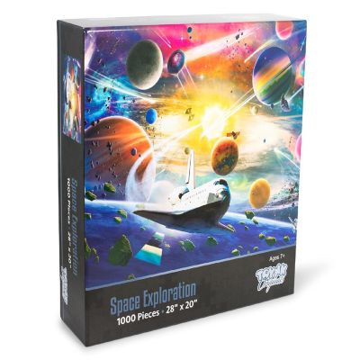 Space Exploration Galaxy Puzzle For Adults And Kids  1000 Piece Jigsaw Puzzle Image 1