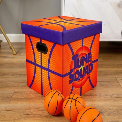 Space Jam: A New Legacy Orange Storage Bin Cube Organizer with Lid  15 Inches Image 2