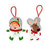 Spacesuit Elf & Reindeer Christmas Ornament Craft Kit - Makes 12 Image 1