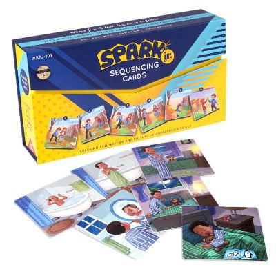 Spark Jr Basic Sequence Cards for Storytelling and Picture Cards Image 1