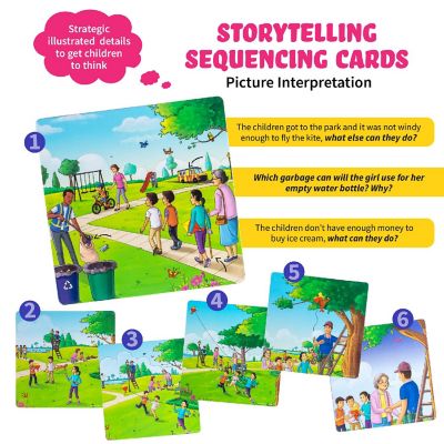 Spark Sequencing Cards For Storytelling and Speech Therapy Game Special Education Materials Image 1