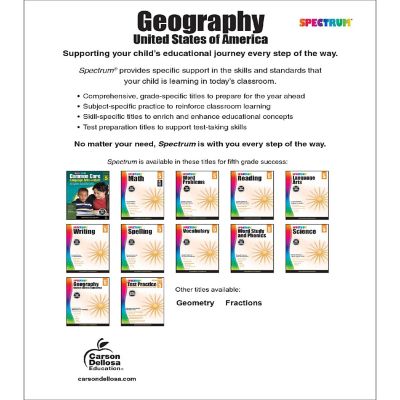 Spectrum Geography, Grade 5 Image 1