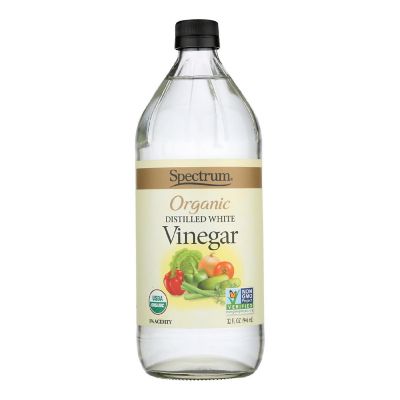 Spectrum Naturals Organic Distilled White Vinegar - Case of 12 - 32 Fl oz. Image 1