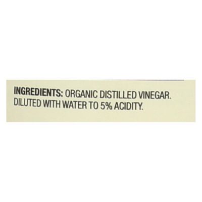 Spectrum Naturals Organic Distilled White Vinegar - Case of 12 - 32 Fl oz. Image 1