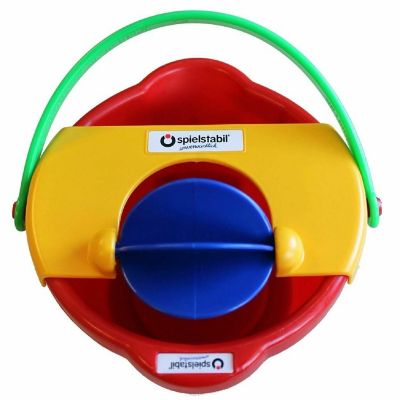 Spielstabil Bucket Mill 3 Piece Toy Set - Includes Bucket, Sand Scoop and Spinning Wheel (Made in Germany) Image 1