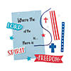 Spirit of the Lord Patriotic Sign Craft Kit- Makes 12 Image 1