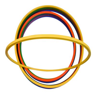 Sportime Dur-O-Hoops, 24 Inch and 28 Inch, Assorted Colors, Set of 12 Image 1
