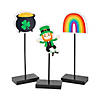 St. Patrick&#8217;s Day Pedestal Tabletop Decorations - 3 Pc. Image 1