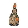 Stacking Gnome With Animals Figurine (Set Of 2) 11"H Resin Image 1