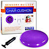 Stages Learning Materials Sensory Builder: Wiggle Cushion, Purple, Seating Image 1