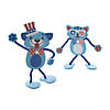 Stand-Up Patriotic Pets Chenille Stem Craft Kit - Makes 12 Image 1