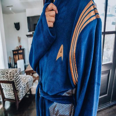Star Trek: Discovery Bathrobe for Adults  One Size Fits Most Image 2