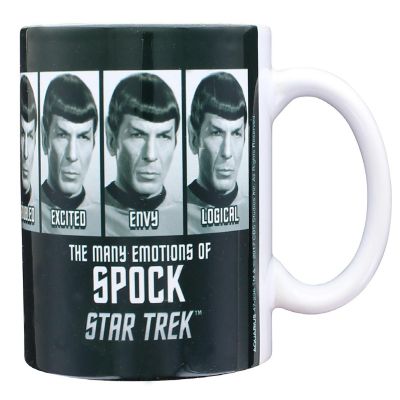 Star Trek Emotions of Spock 11oz Boxed Ceramic Mug Image 1