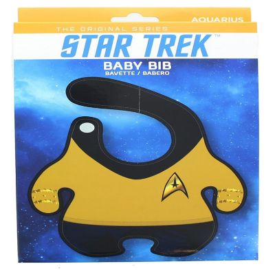 Star Trek The Original Series Command Uniform Terrycloth Baby Bib Image 1