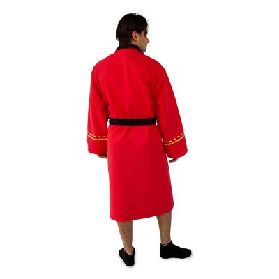 Star Trek: The Original Series Waffle-Weave Cotton Adult Robe  Red Operations Image 2