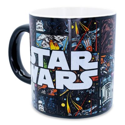 Star Wars Allover Comic Print Ceramic Mug  Holds 20 Ounces Image 1
