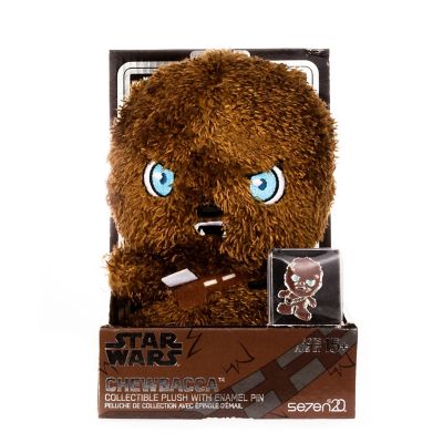Star Wars Chewbacca Stylized 7 Inch Plush With Enamel Pin Image 1