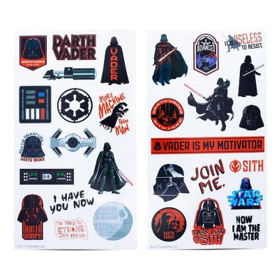 Star Wars Darth Vader Twist Spout Water Bottle and Sticker Set  Holds 32 Ounces Image 1