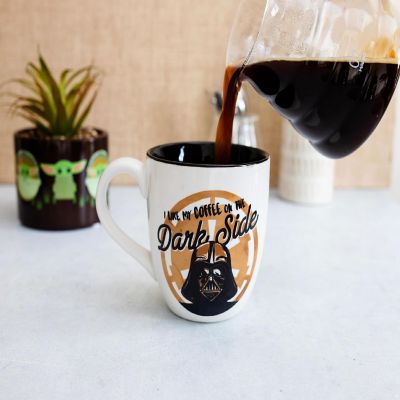Star Wars "I Like My Coffee On The Dark Side" Ceramic Mug  Holds 18 Ounces Image 2