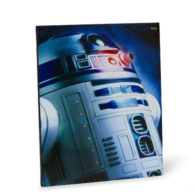 Star Wars Illuminated Canvas Art - 23.9&#8221;x19.9&#8221; - R2D2 Image 1