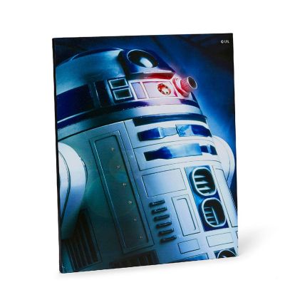 Star Wars Illuminated Canvas Art - 23.9&#8221;x19.9&#8221; - R2D2 Image 2