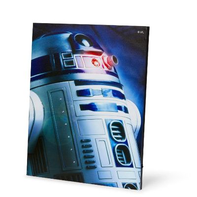Star Wars Illuminated Canvas Art - 23.9&#8221;x19.9&#8221; - R2D2 Image 3