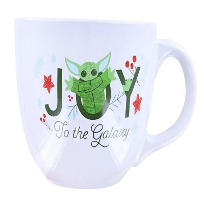 Star Wars Mandalorian Joy to the Galaxy 24 Ounce Ceramic Soup Mug Image 2