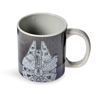 Star Wars Millennium Falcon Grid Schematics - 20oz Ceramic Mug Image 3
