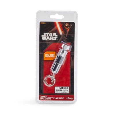 Star Wars Mini Lightsaber Flashlight Key Chain: Yoda Image 1
