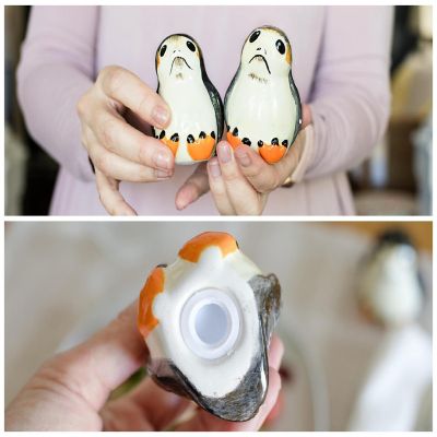 Star Wars Porgs Salt & Pepper Shakers  Official Star Wars Ceramic Spice Shakers Image 2