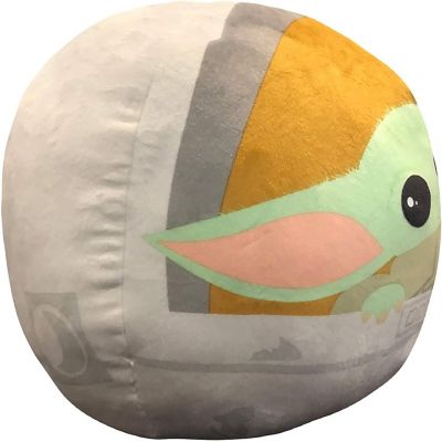 Star Wars The Mandalorian The Child 11 Inch Round Cloud Plush Pillow Image 1