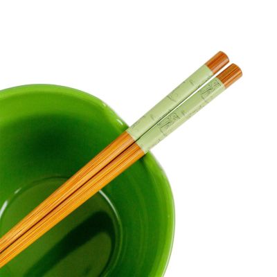 Star Wars Yoda "May The Force Be With You" Ceramic Ramen Bowl and Chopstick Set Image 2