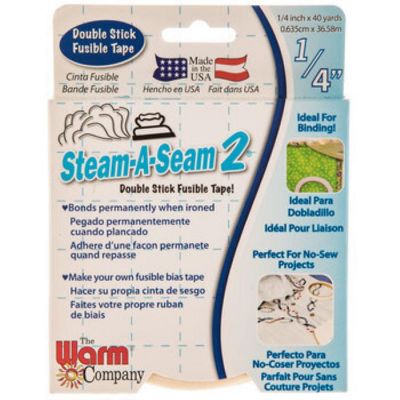 Steam A Seam 2  Fusible Tape Quarter Inch x 40 Yards Pkg by Warm Co Image 1
