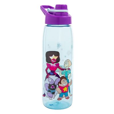Steven Universe Characters Water Bottle With Screw-Top Lid  Holds 28 Ounces Image 1