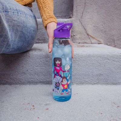 Steven Universe Characters Water Bottle With Screw-Top Lid  Holds 28 Ounces Image 3