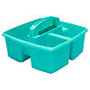Storex Small Caddy, Teal, Pack of 6 Image 1