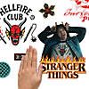Stranger things season 4 icons peel & stick wall decals Image 1